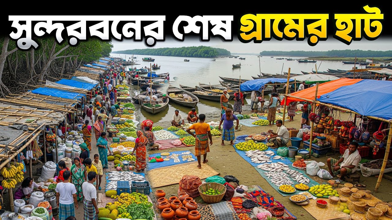 সুন্দরবনের শেষ দীপের হাট | Sundarban Last Village Market
