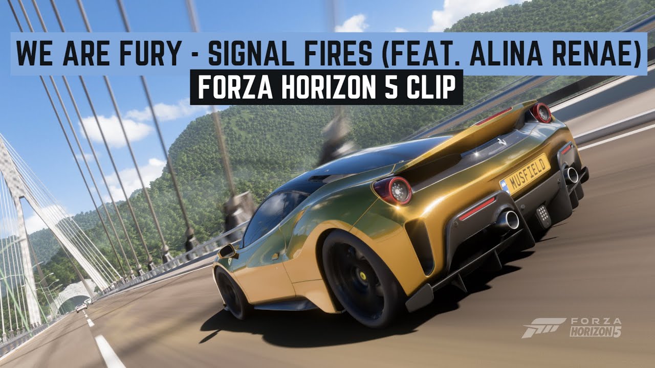 WE ARE FURY - Signal Fires (feat. Alina Renae) 🚄 Forza Horizon 5 Clip