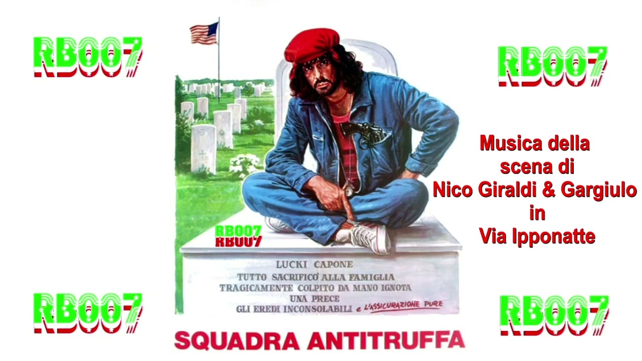 Squadra Antitruffa   Musica della scena di Nico Giraldi & Gargiulo a Via Ipponatte VERSIONE STEREO