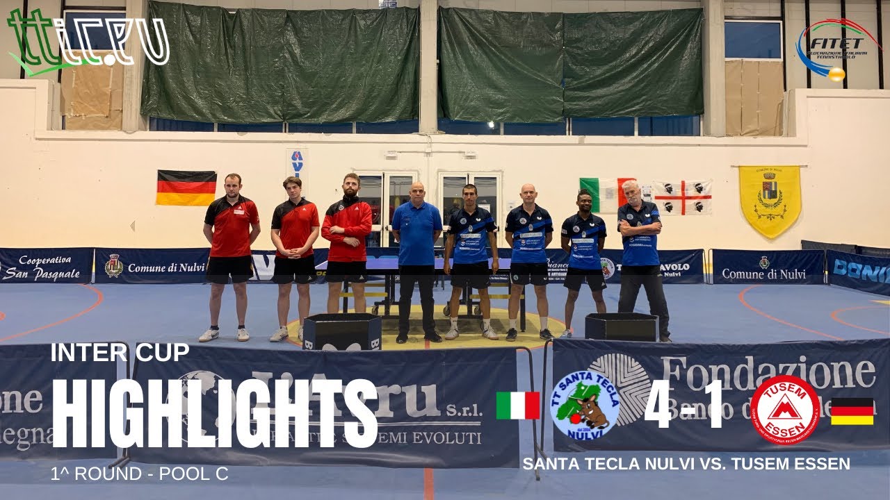 Inter Cup: Santa Tecla Nulvi vs. TuSem Essen (Germania) 4-1