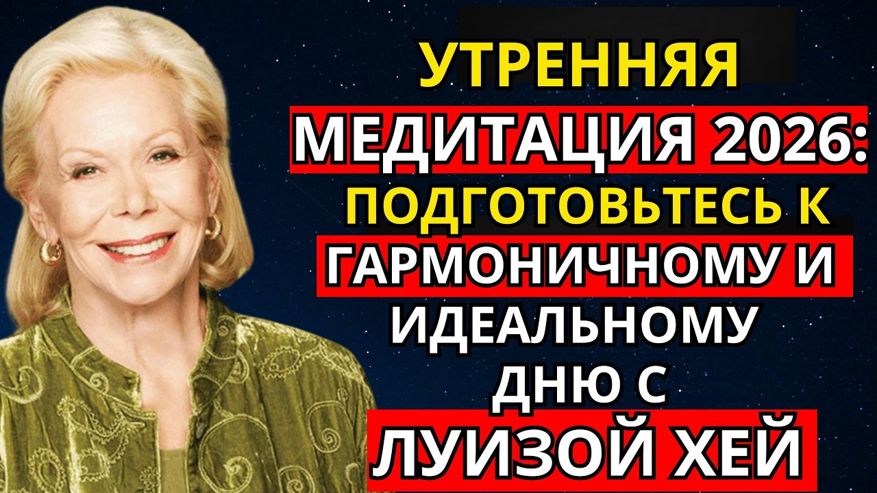 Утренняя медитация 2026: Подготовьтесь к гармоничному и идеальному дню с Луизой Хей