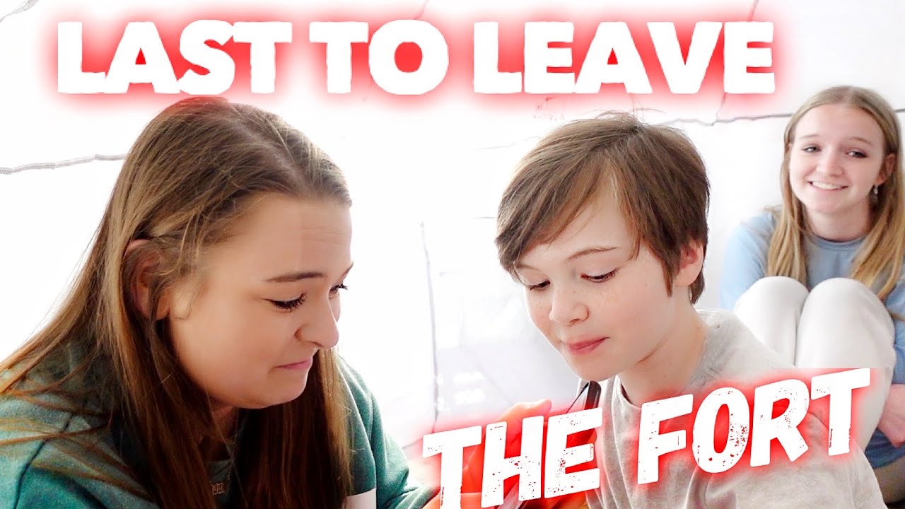 Last To LEAVE The FORT Wins | Family 5 Vlogs