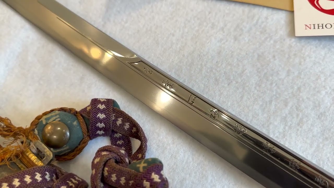 Amazing very early Meiji period katana signed Morihide   4K - video quality