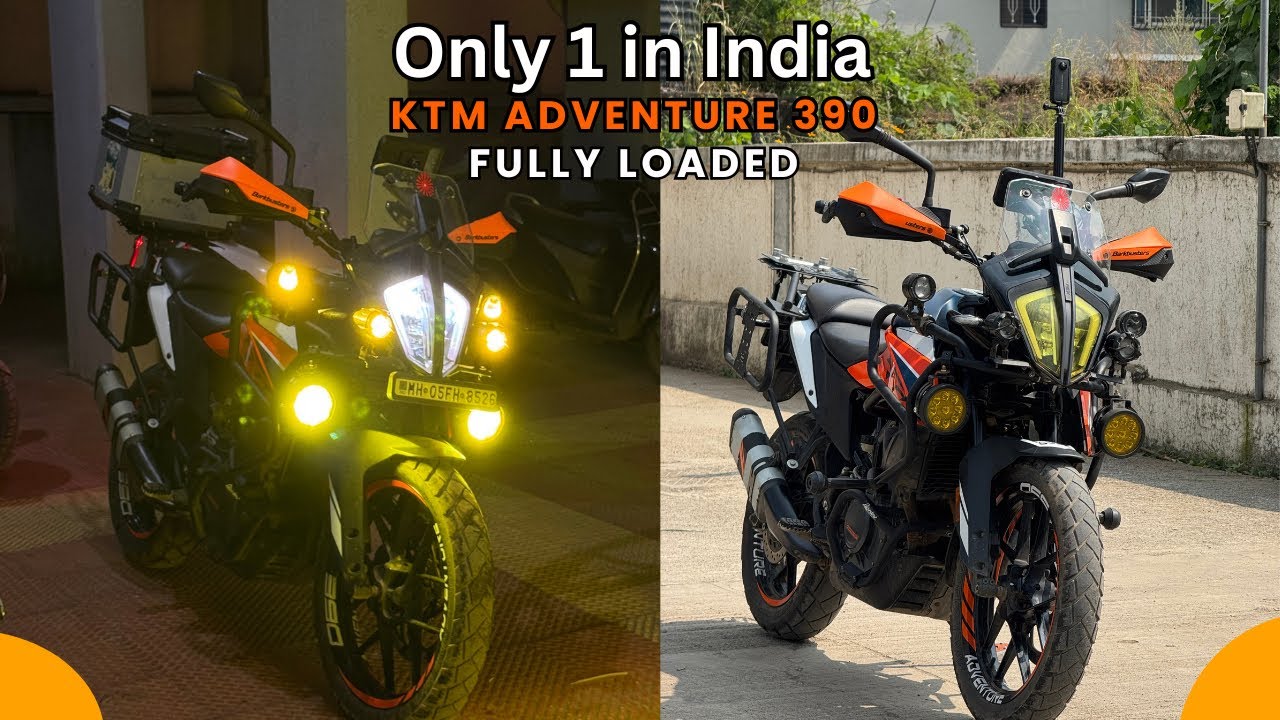 KTM Adventure 390 - The Ultimate Lightweight Touring Bike & Fully Loaded