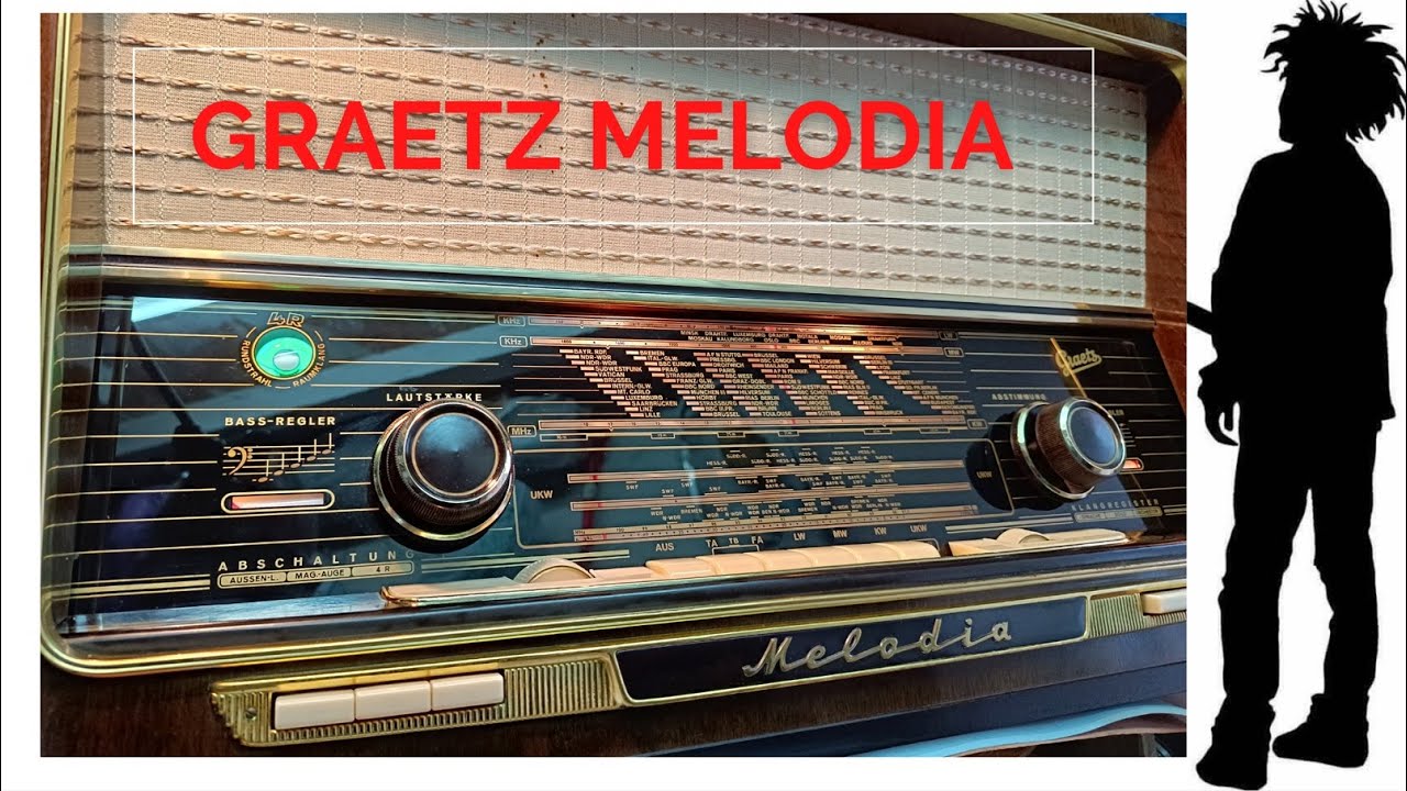 Graetz Melodía año 1958, Cristal del dial destrozado