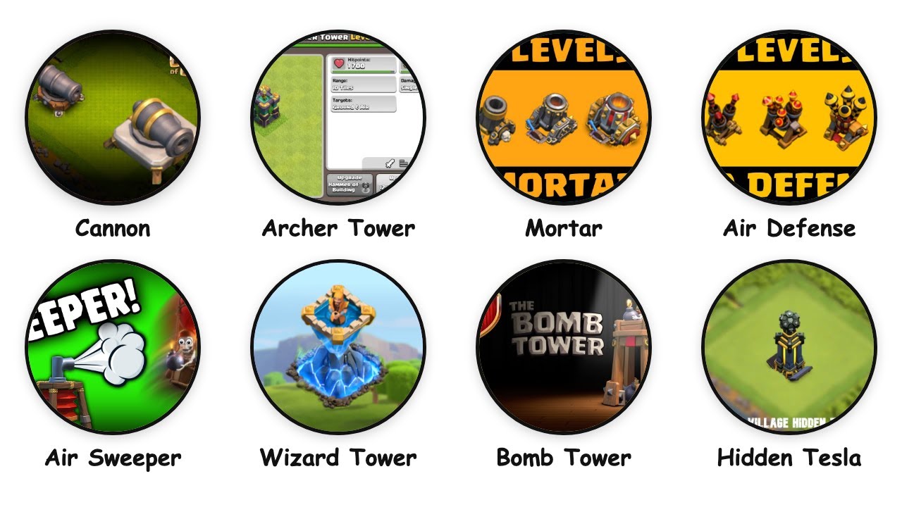 EVERY Clash of Clans Defense Structure Explained in 23 MINUTES