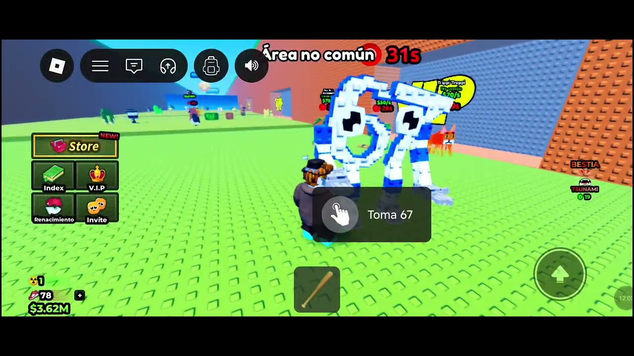 Jugando tsunami brainrot 