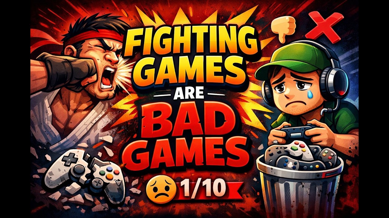 Fighting games are NOT  BAD YOU ARE!! !!