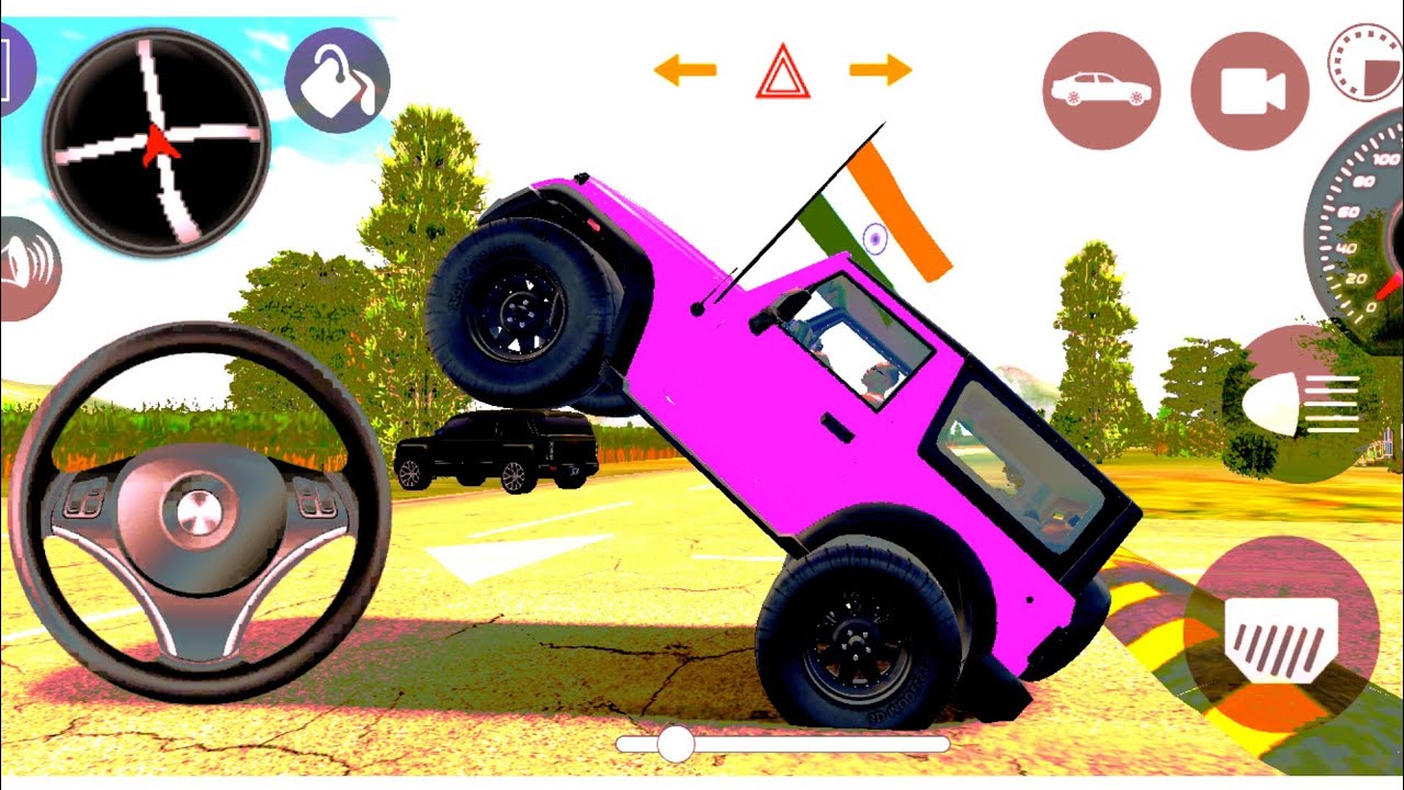 😎 Dollar (Song) Modified MahindraThar Car Games: Indian Cars simulator game || (Gadi wala game)