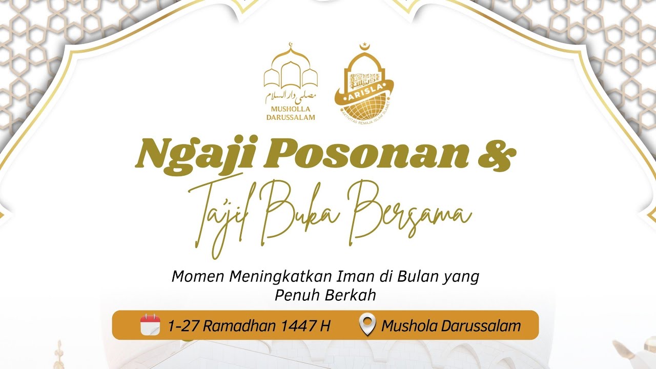 Day 12 - Ngaji Posonan (Kitab Ayyuhal Walad) bersama Ust. Ubaidillah