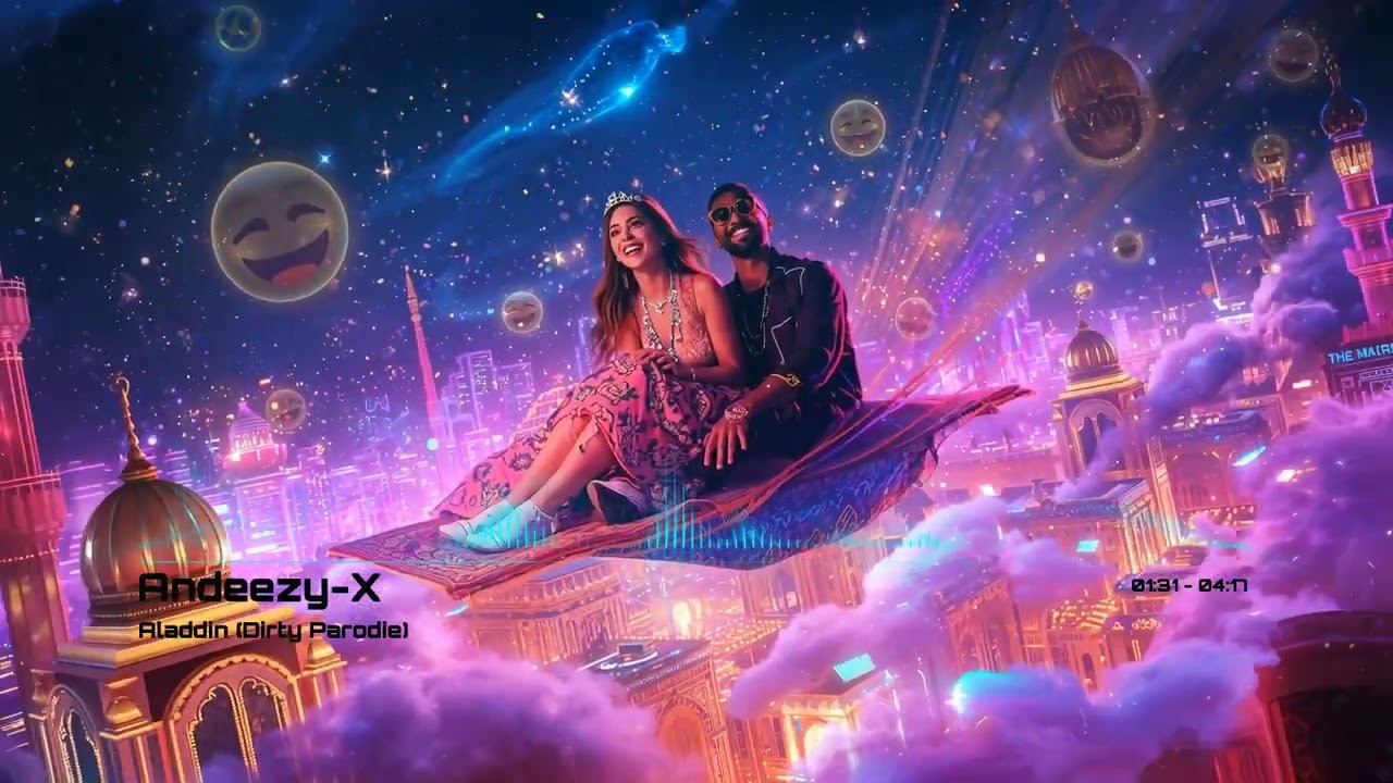 Andeezy-X - Aladdin Dirty Parodie | Official AI Visualizer Music Video