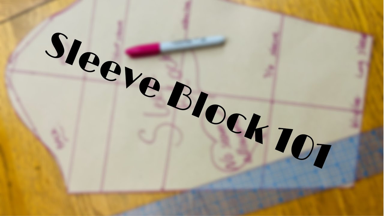 Beginner Pattern Drafting - Sleeve Block 101. How to create your own sleeve pattern!