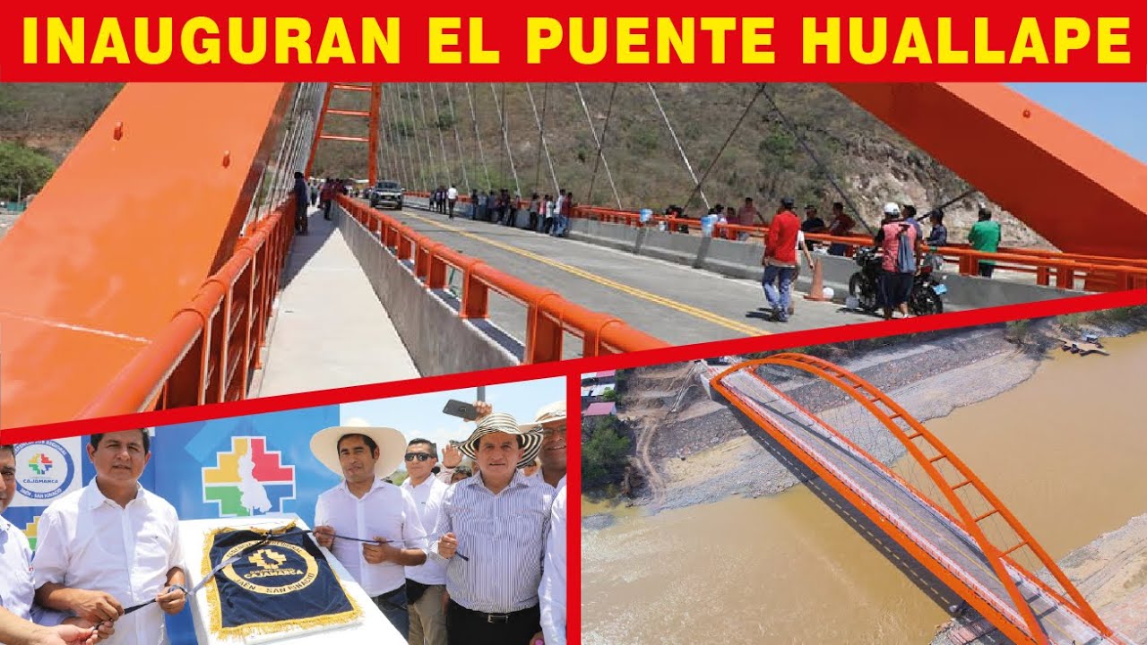 Inauguran el puente Huallape que une las provincias de Jaén y San Ignacio