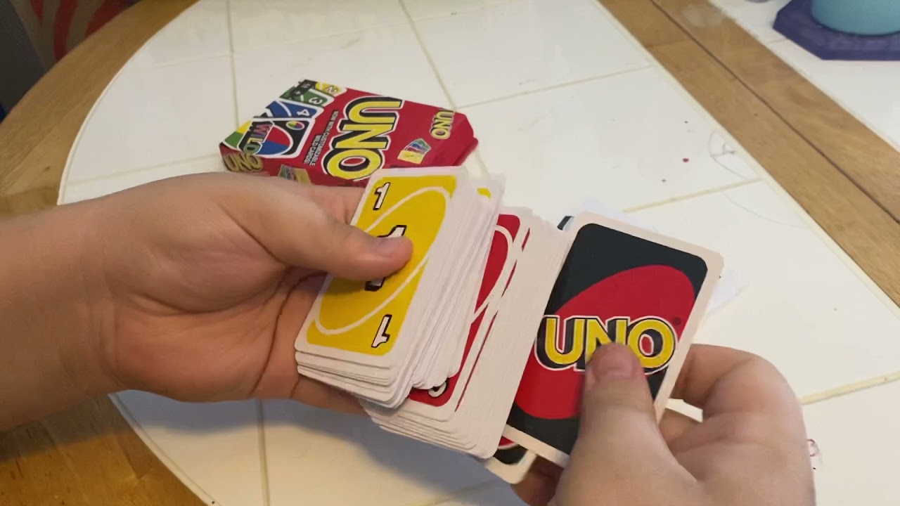UNO Card Game Unboxing