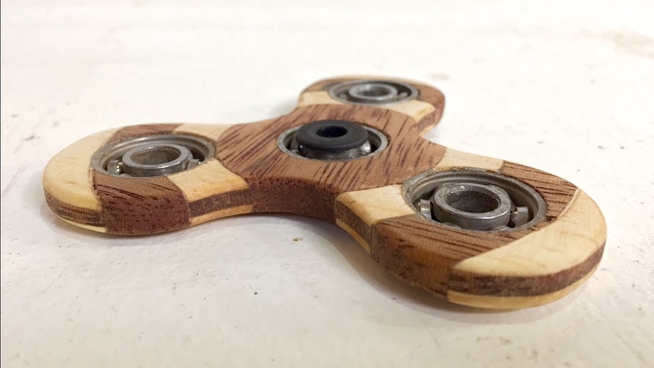 Haciendo un Fidget Spinner clásico de madera | aros concéntricos