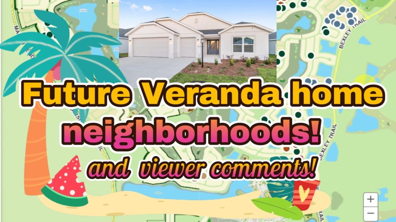 Будущие жилые районы с верандами! Какой из них лучший? Виллиджс, Флорида.
