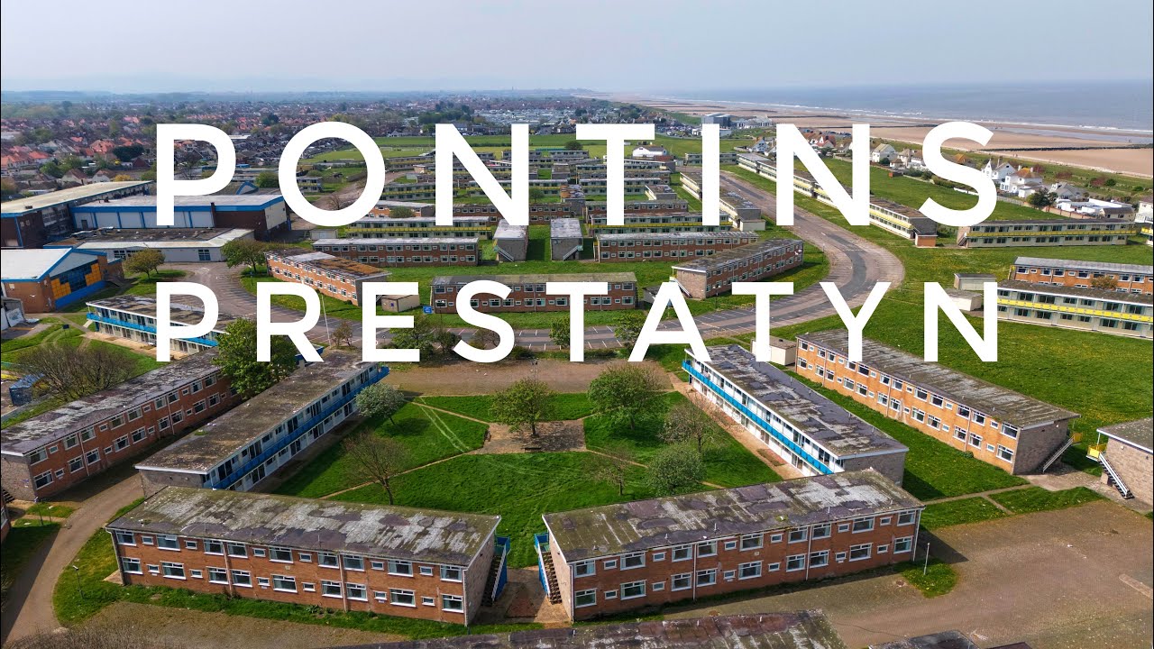 Pontins Prestatyn - Closed forever and abandoned - drones view