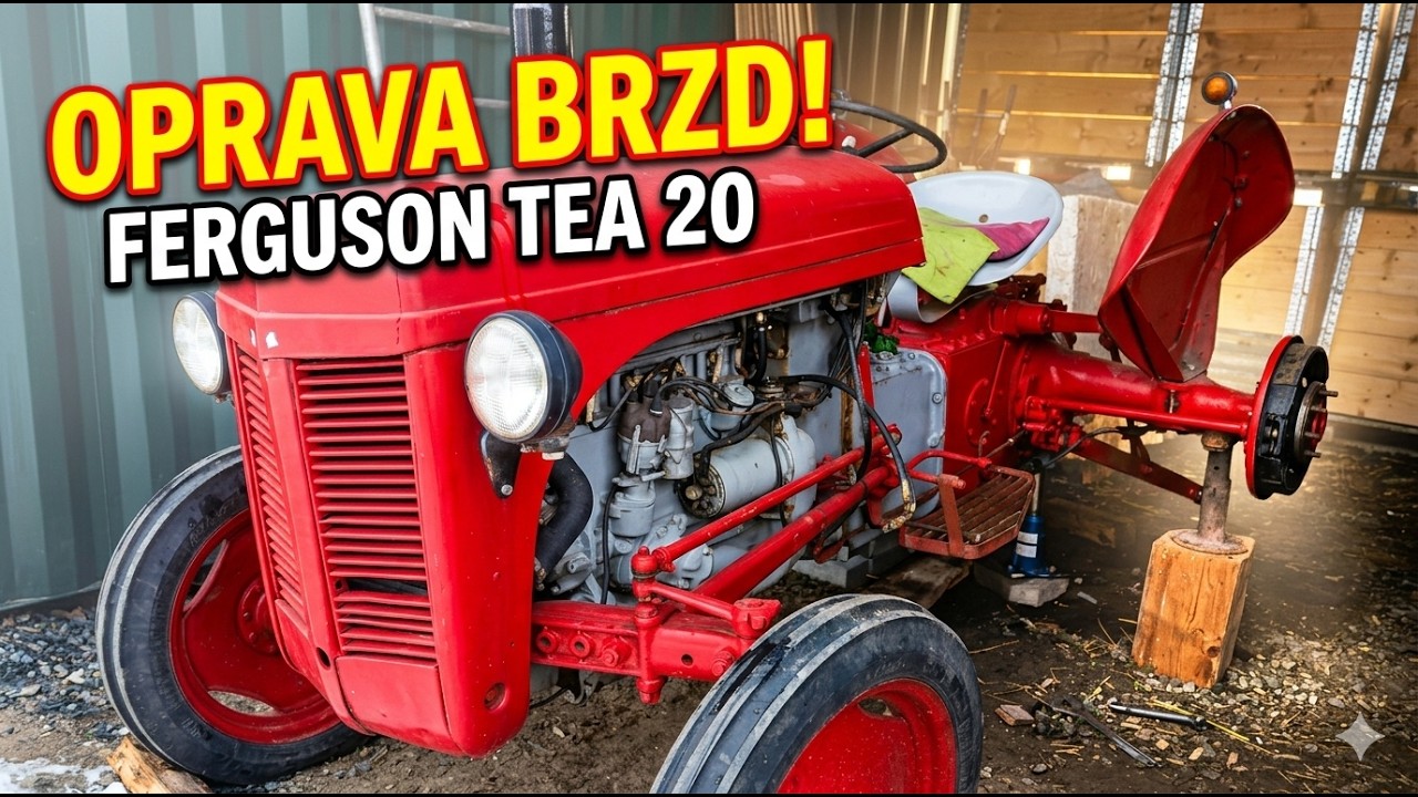 Skládání brzd na Ferguson TEA20 / FarmVlog2