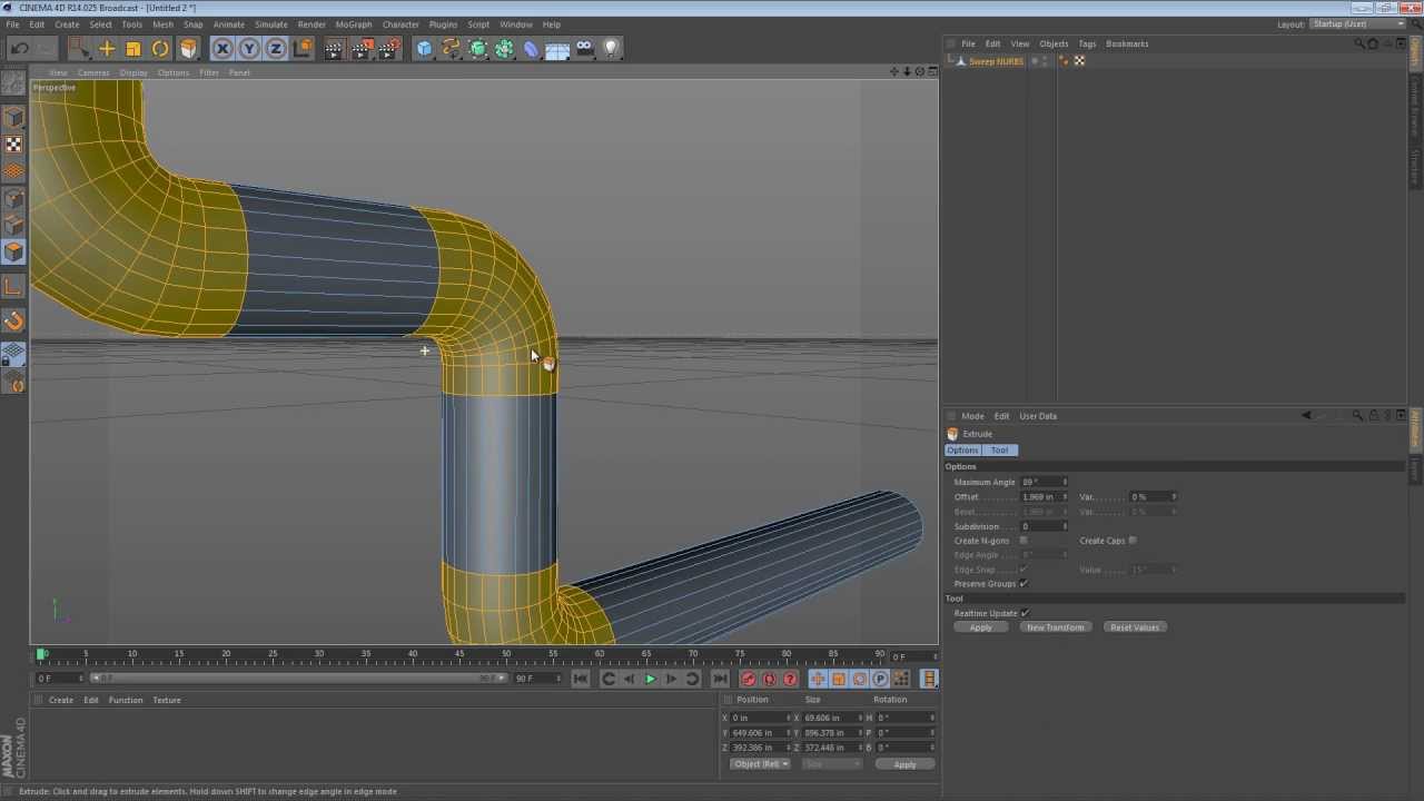 Five Minute Tip - Creating Pipes Using the Chamfer
