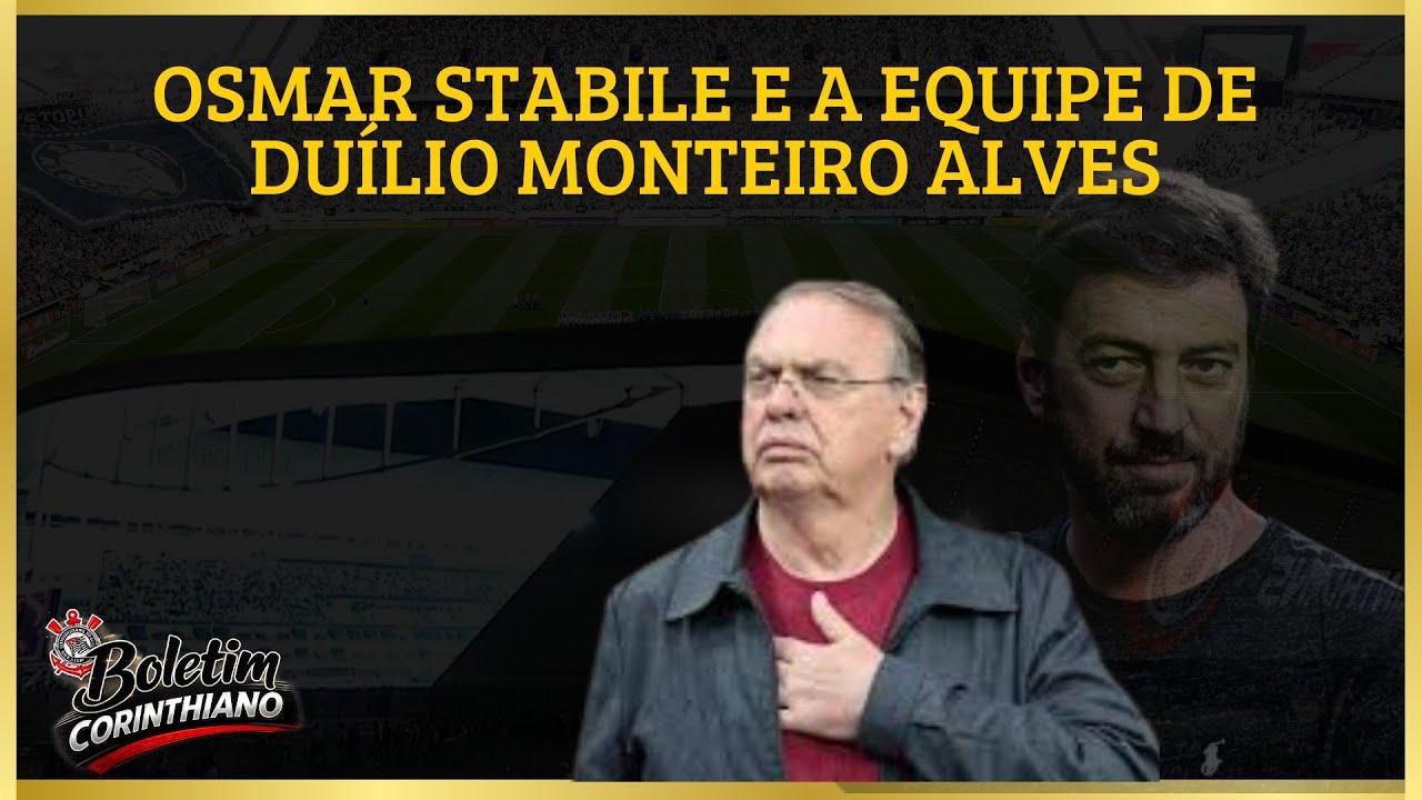 Osmar Stabile e a equipe de Dulio Monteiro Alves - Boletim Corinthiano