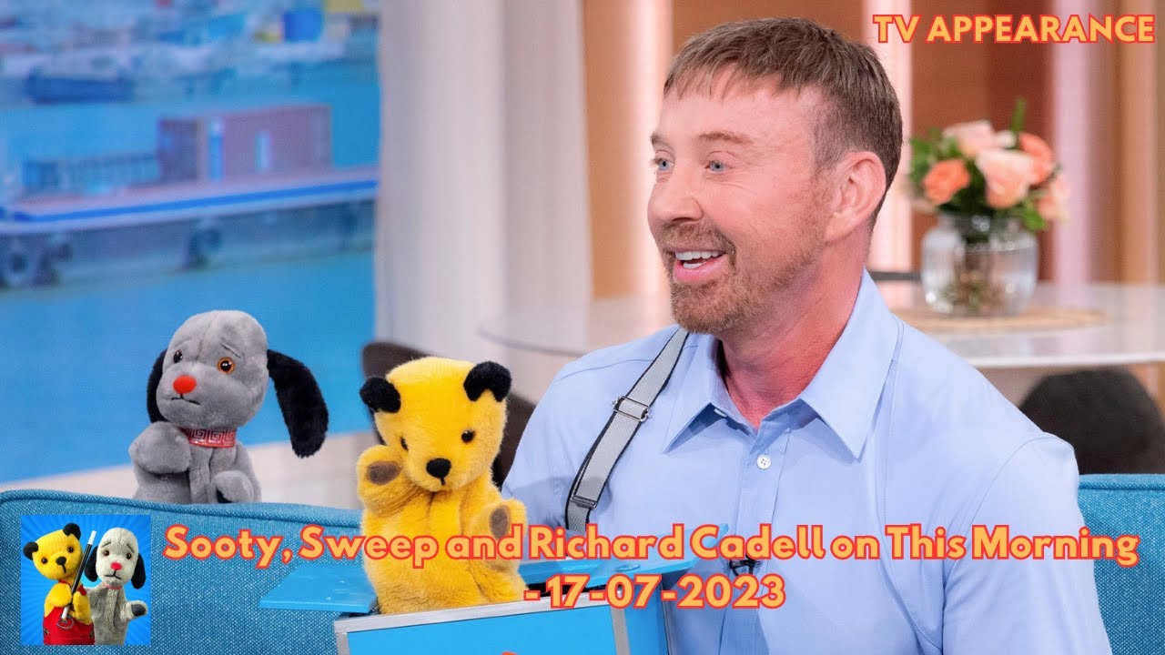 Sooty, Sweep and Richard Cadell on This Morning - 17-07-2023