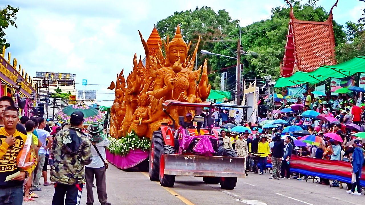 แห่เทียนพรรษาอุบล 2559 8 2016 Ubol Candle Festival