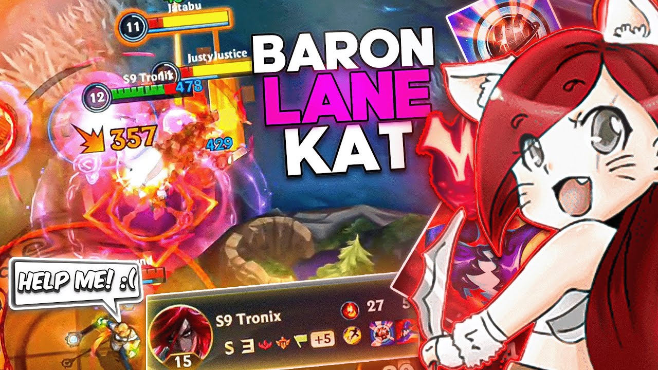 BARON LANE KATARINA IS EASY | EDUCATIONAL TIPS | WILD RIFT