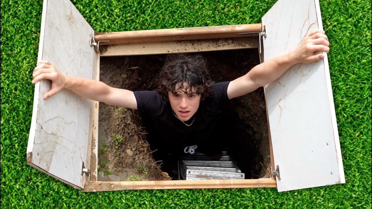 CONSTRUIRE UN BUNKER DANS MON JARDIN (et dormir dedans)
