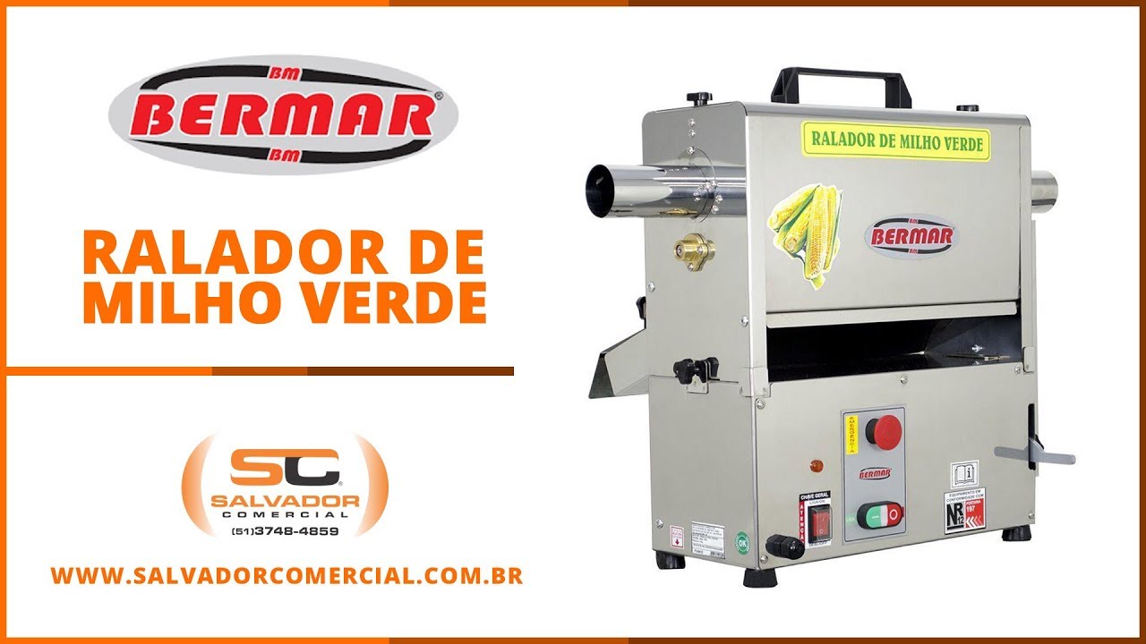 Ralador de Milho Verde Bermar - Salvador Comercial