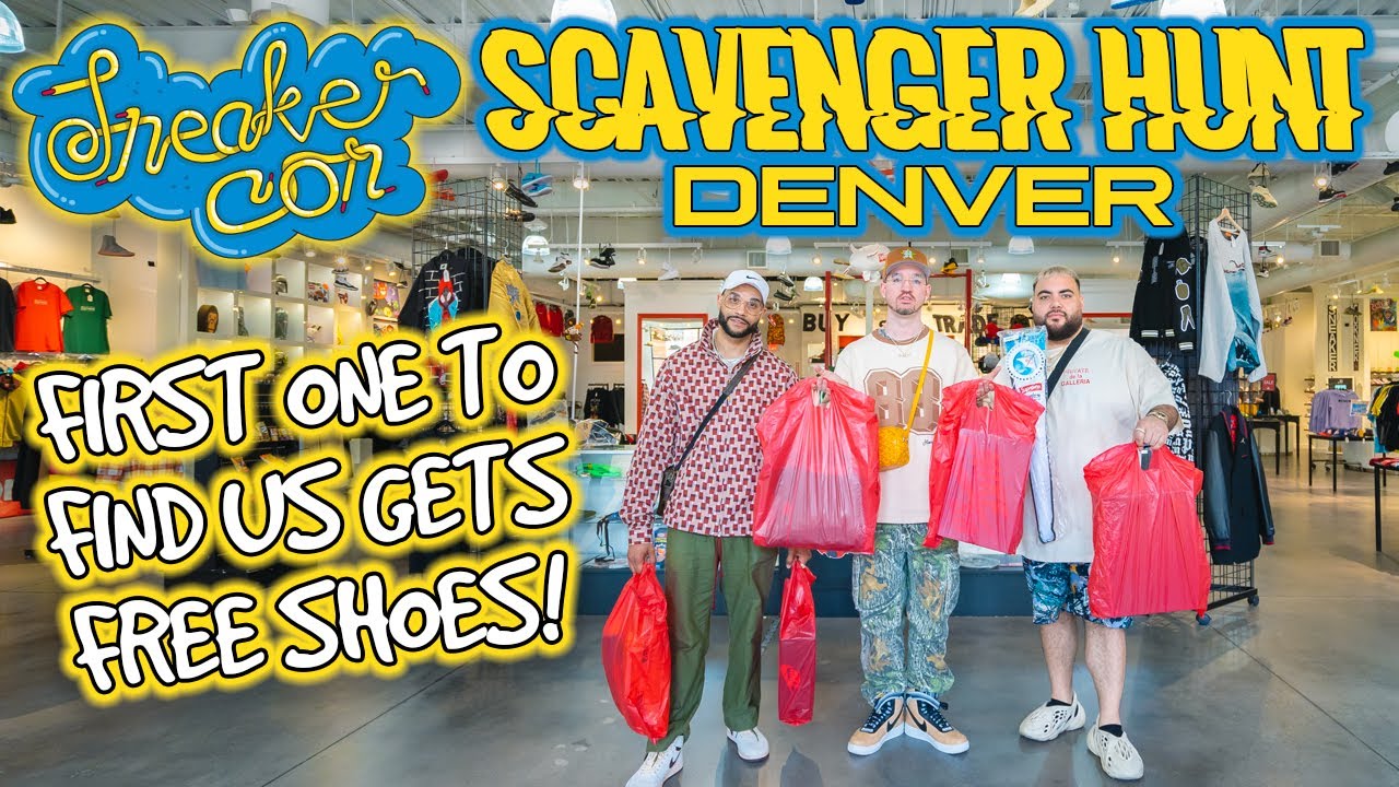 РАЗДАЮ БЕСПЛАТНЫЕ КРОССОВКИ В ДЕНВЕРЕ! *SNEAKERCON SCAVENGER HUNT*