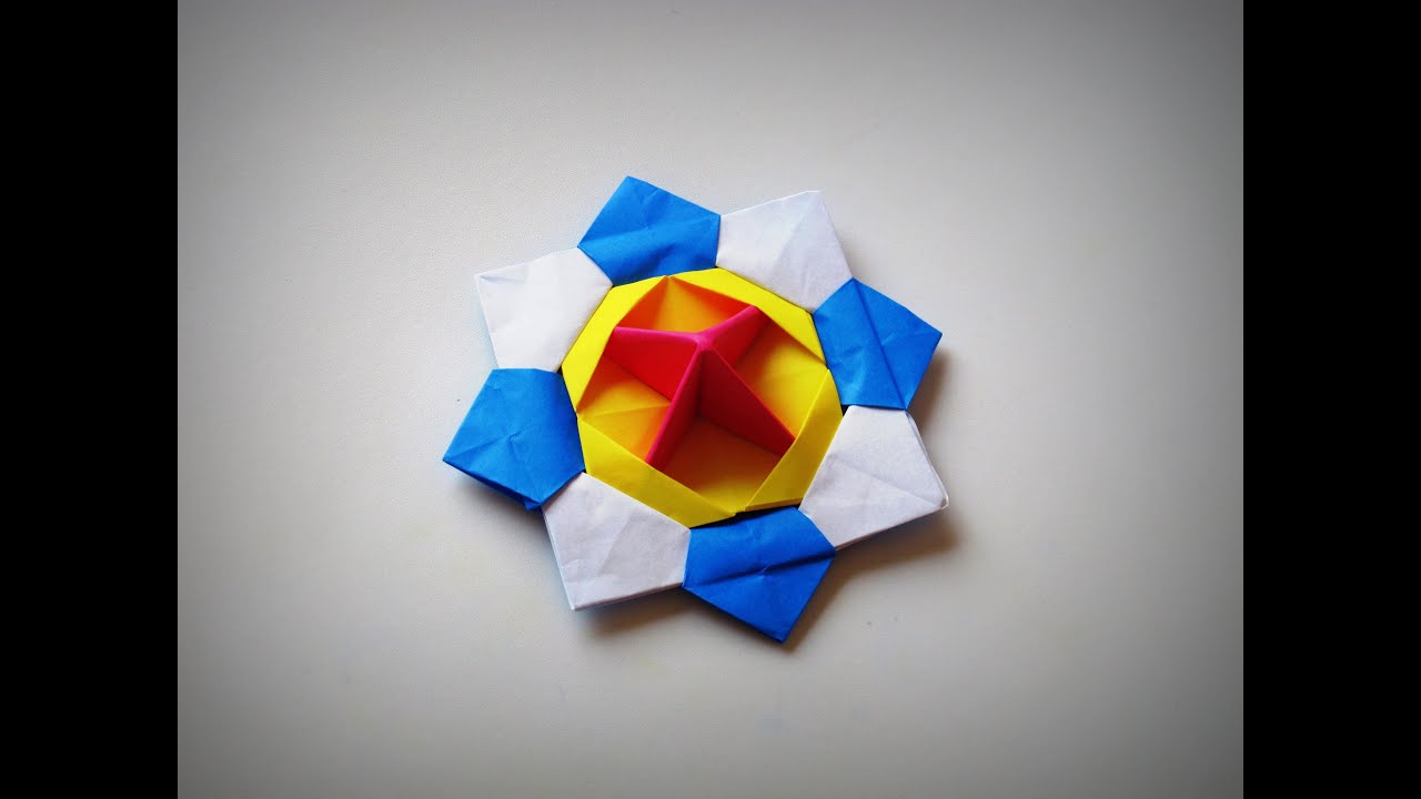Origami - How to make a SPINNING TOP (new POV video)