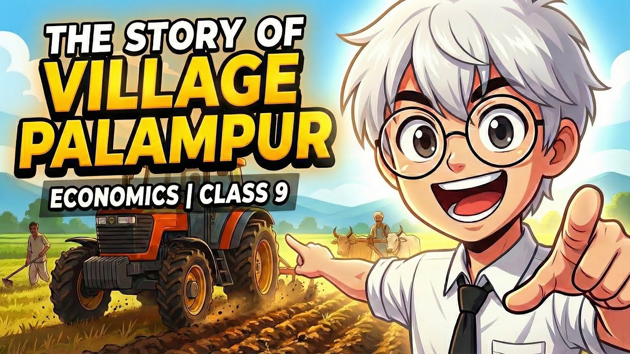 Class 9 Economics Chapter 1 | The Story of Village Palampur (Animated) | CBSE NCERT Hindi 2025