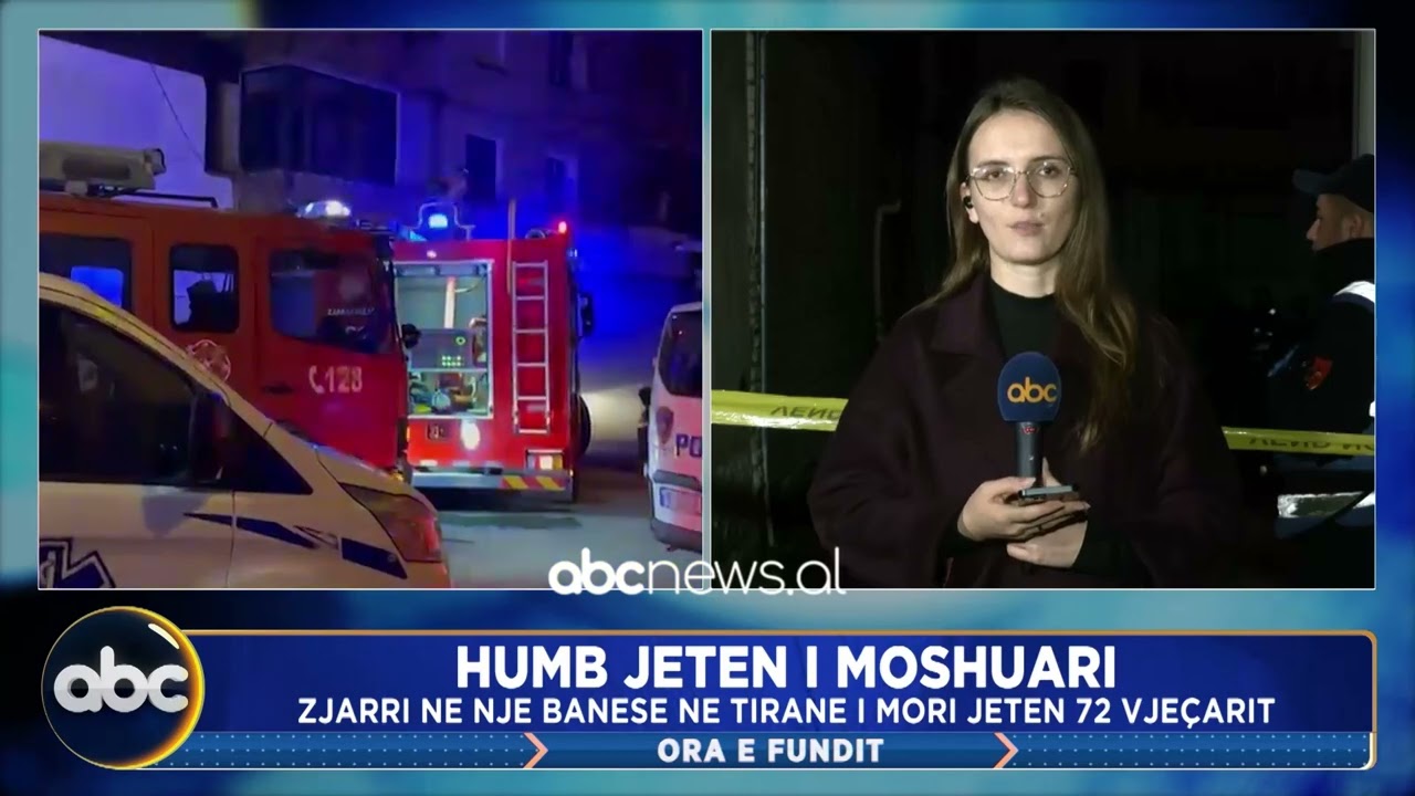 Humb jetën i moshuari/ Zjarr në një banesë në Tiranë i mori jetën 71-vjeçarit| ABC News Albania