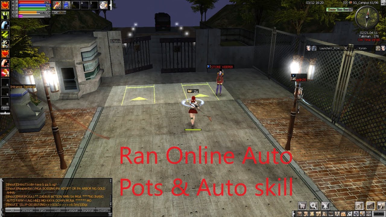 Ran Online Auto Skill and Auto Pots