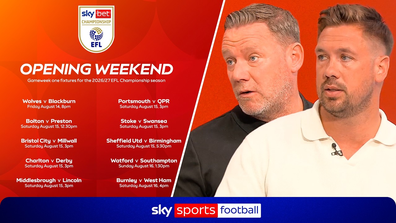 FULL REACTION to 2026/27 Championship fixtures as West Ham, Wolves, Burnley and more learn fates 🗓️