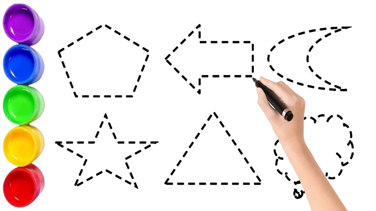 Colorful 2d shape Fun! Learn Numbers through Vibrant Playground Activities