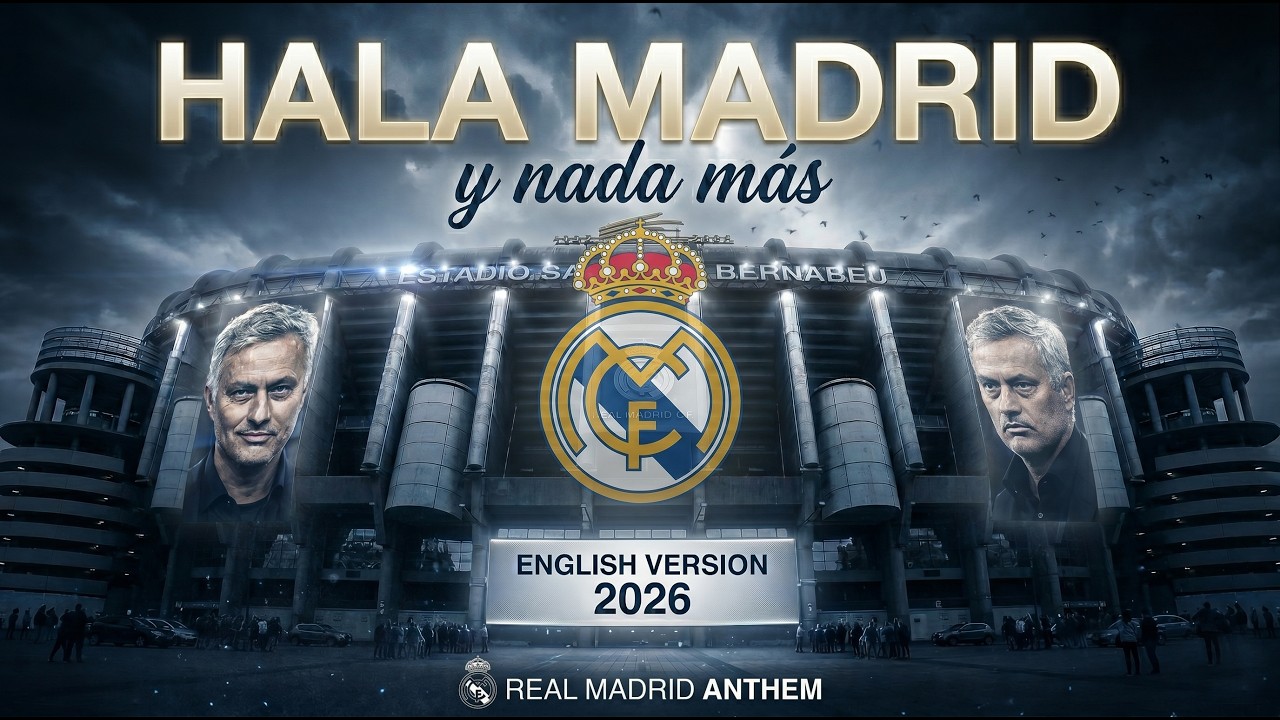 HALA MADRID y nada más  2026 | ENGLISH VERSION | REAL MADRID ANTHEM