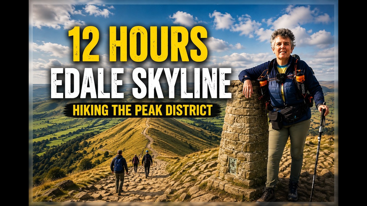 4 Friends Walk The Edale Skyline