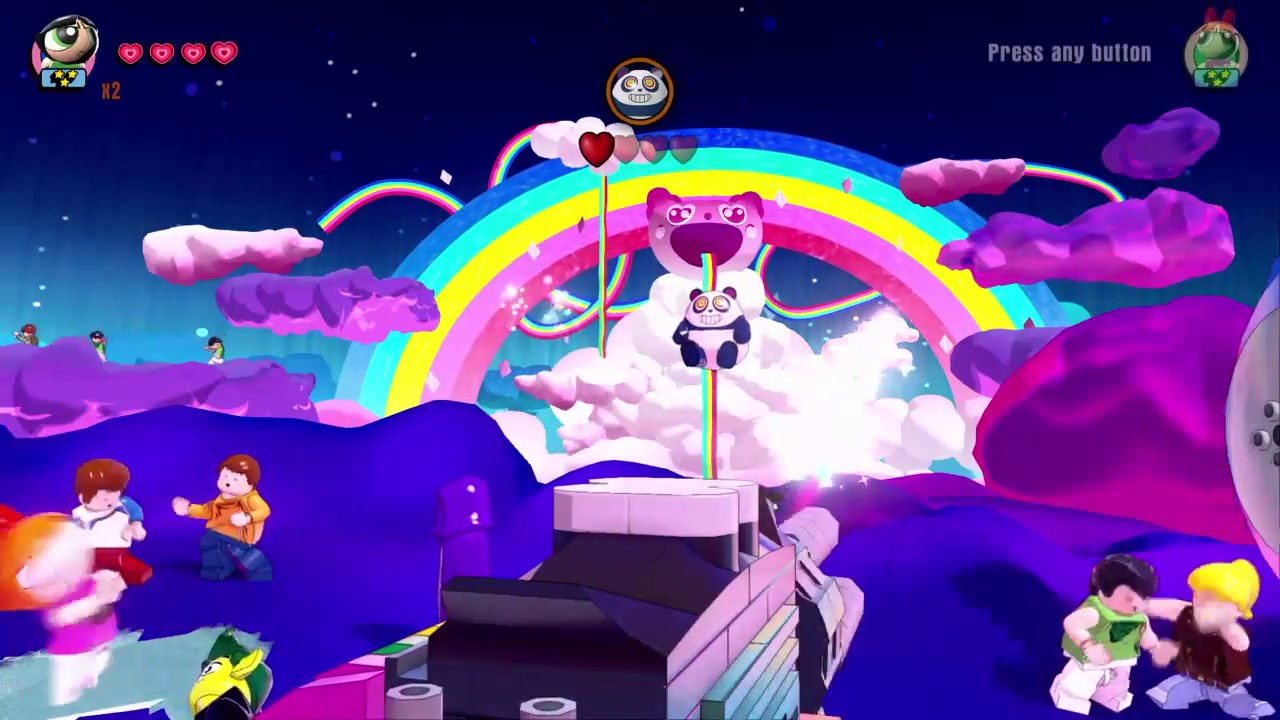 Hidden Rainbow Land in Lego Powerpuff Girls World [Lego Dimensions]