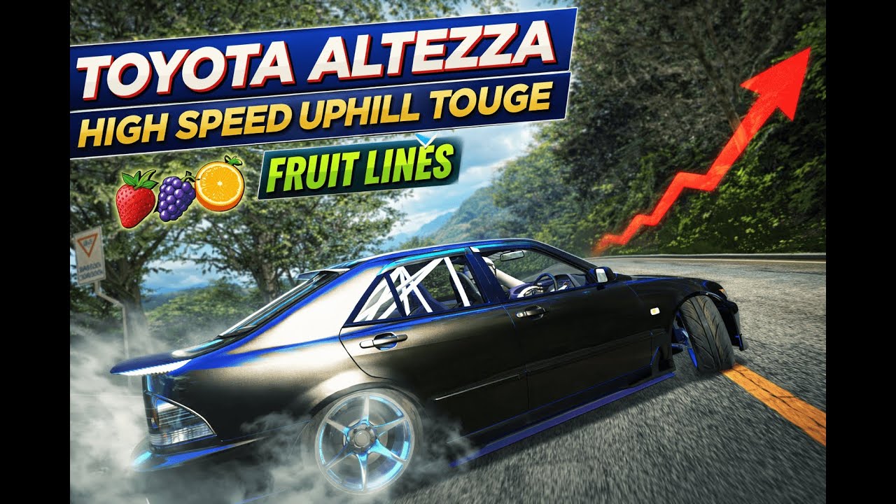 Toyota Altezza | High Speed Uphill Touge | Fruit Lines
