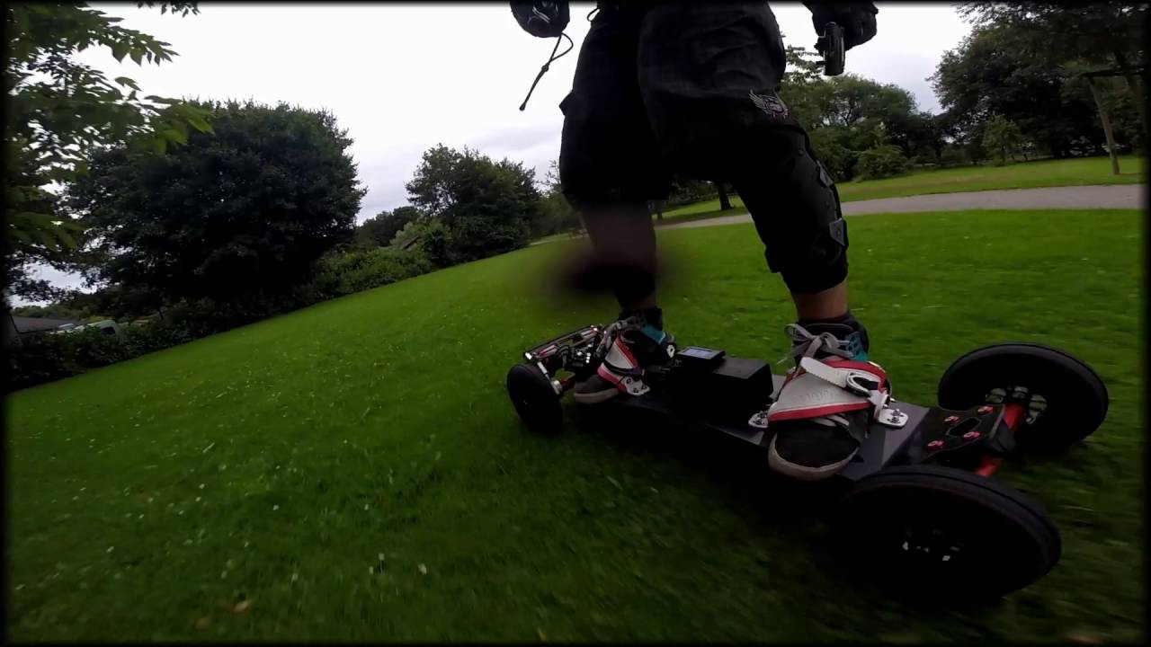 E-Toxx Electric Mountainboard -Trampa - Flame - Leopard - Hobbywing