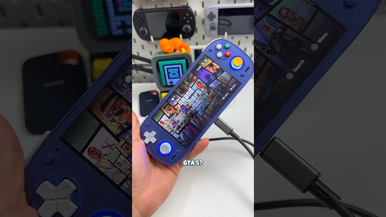 Podr&aacute; la retroid pocket 5 correr gta v? #consolaportatil #android #gaming #retroidpocket5 #gamer