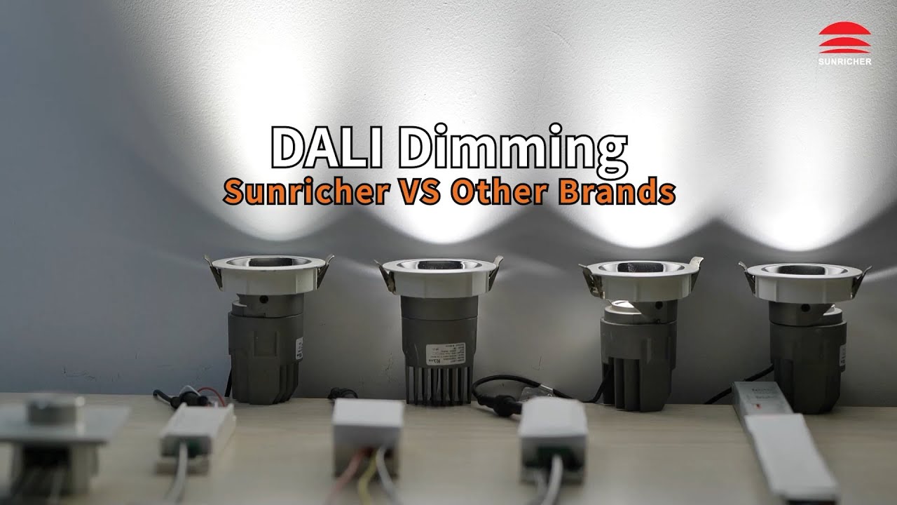 Comparison of DALI dimming performance_12W DALI DT6 Dimmable LED Driver