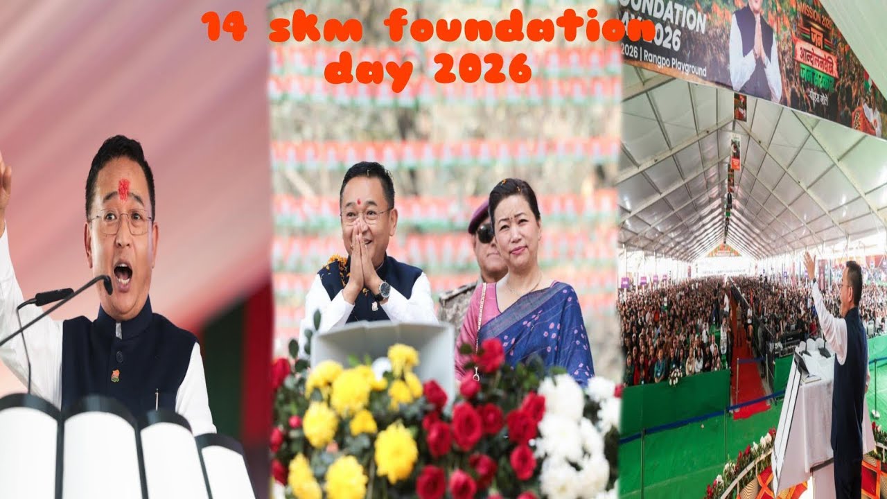 SKM Foundation Day Vlog | Tashiding to Rangpo | CM Prem Singh Golay Arrival