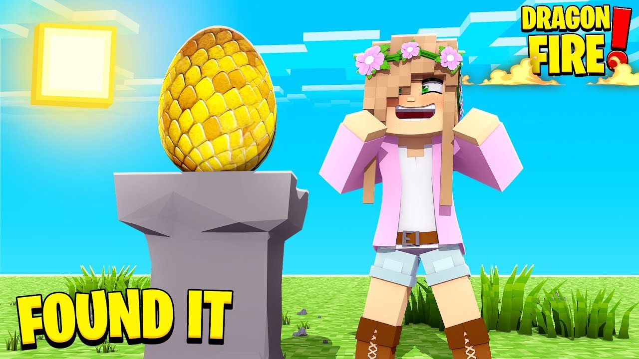 I FOUND THE GOLDEN EGG !! (I won the challenge) | Minecraft Dragon Fire
