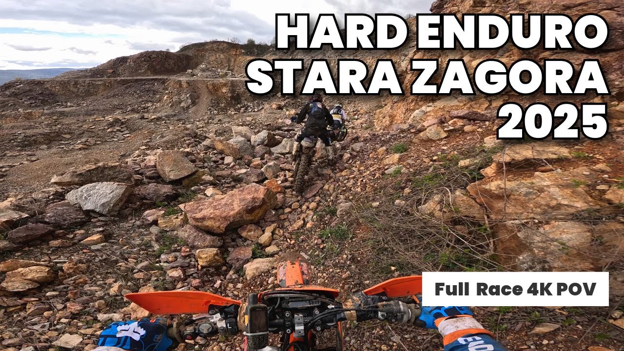 Hard Enduro Stara Zagora 2025 | 8th place, Expert | Full Race 4K POV