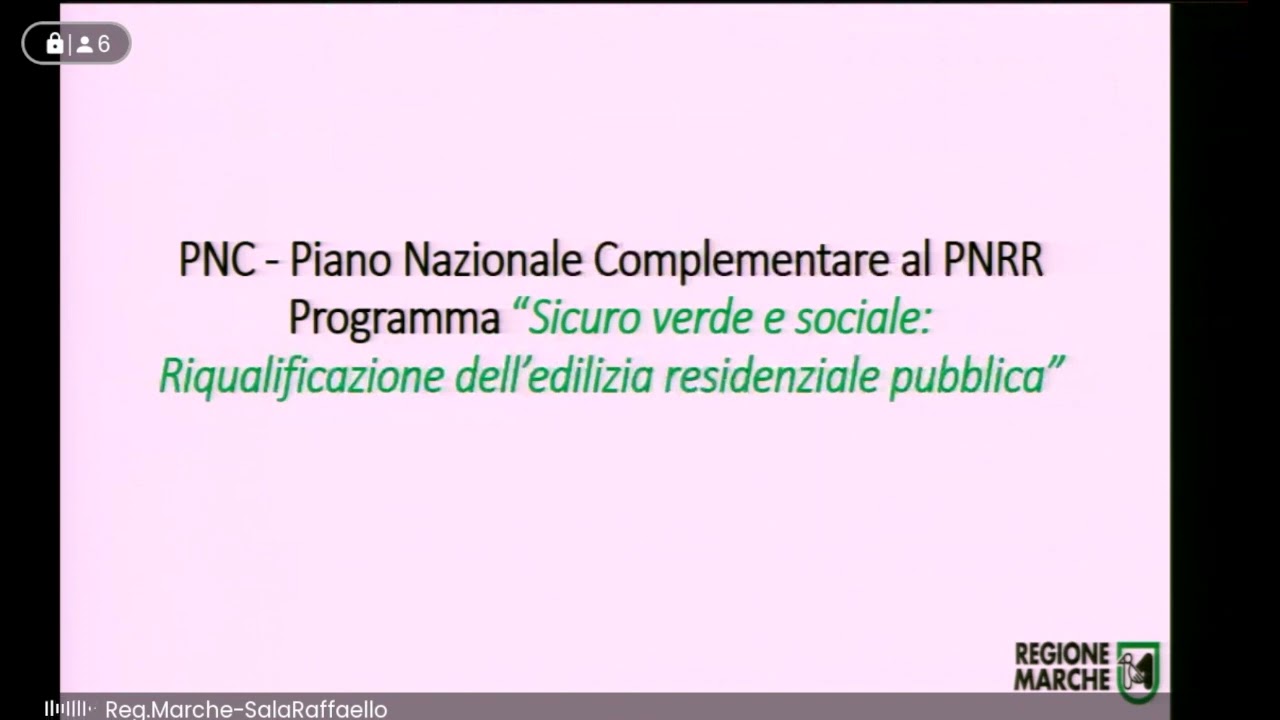 Conferenza stampa “Sicuro verde e sociale: Riqualificazione dell’edilizia residenziale pubblica”
