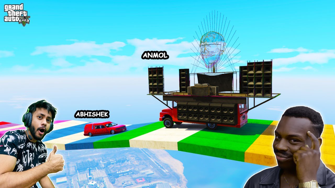 I used 100 IQ Against  @Anmol gameX   in face to face race GTA 5