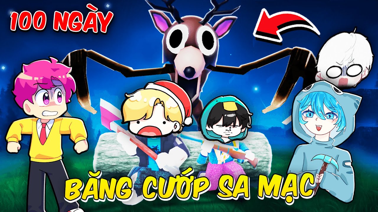 Kisa Cùng BĂNG CƯỚP SA MẠC Trải Qua 99 Ngày Trong Khu Rừng Nguy Hiểm Nhất !!!