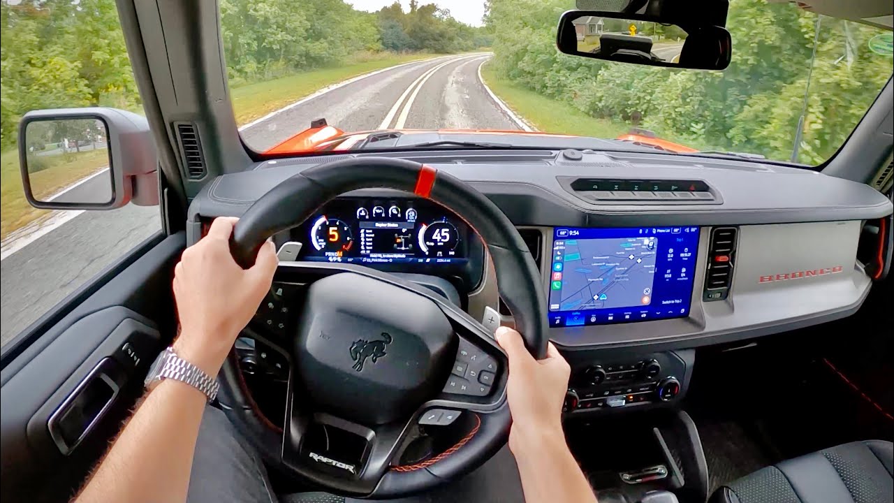 Ford Bronco Raptor 2022 года — впечатления от вождения от первого лица